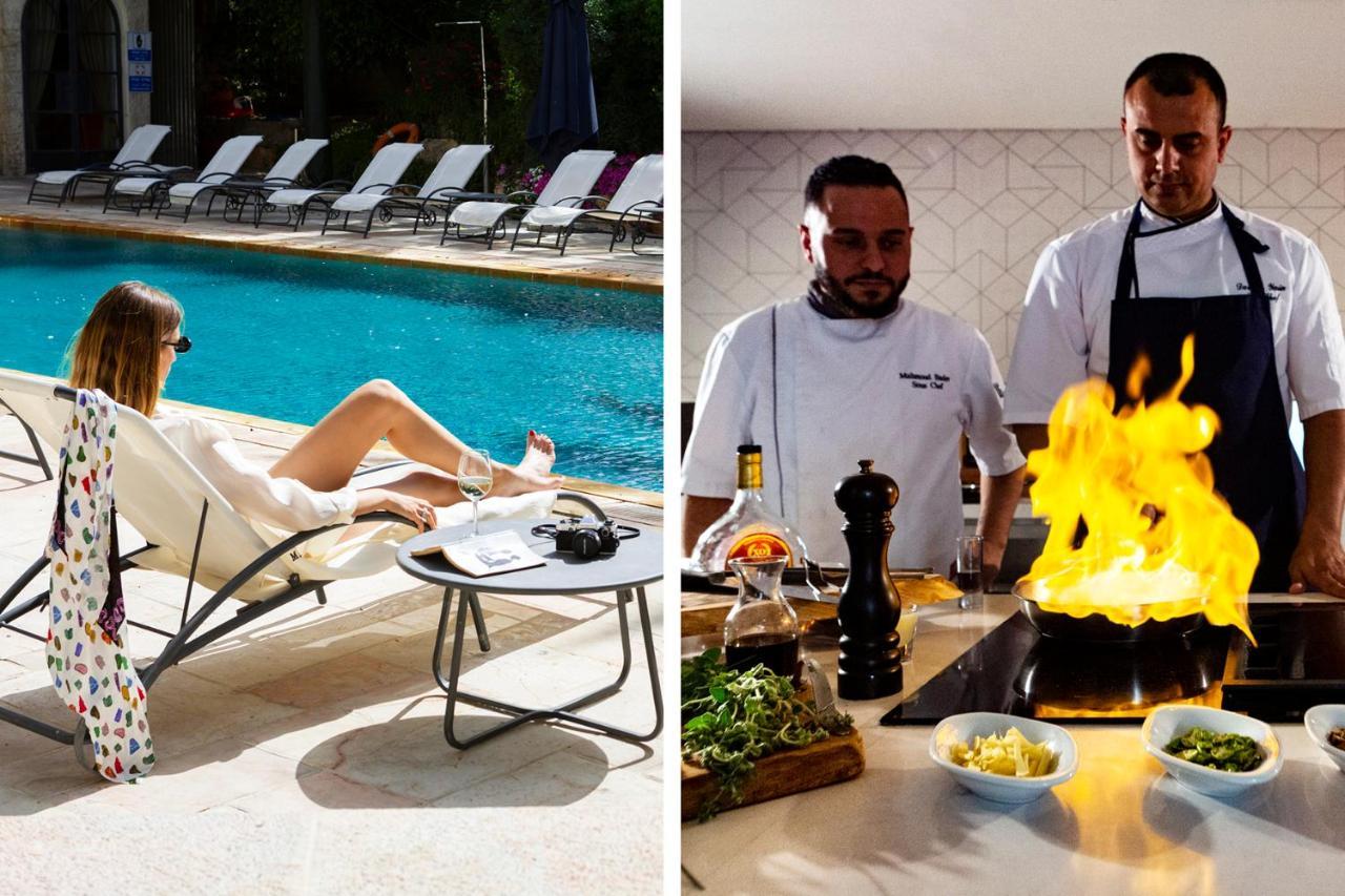 The American Colony Hotel - Small Luxury Hotels Of The World Йерусалим Екстериор снимка The hotel's pool and kitchen